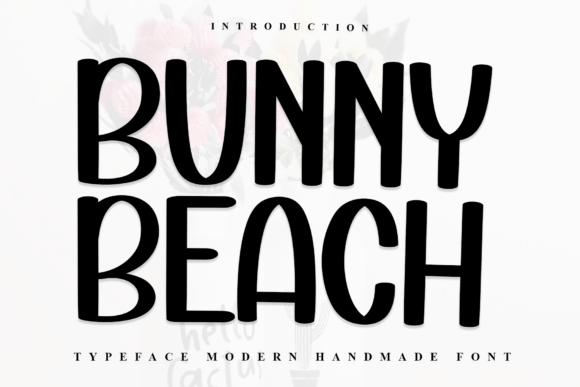 Bunny Beach Font: Handwritten Charm for Crafters