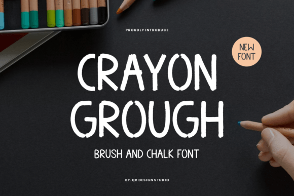 Crayon Grough Font for Web Design