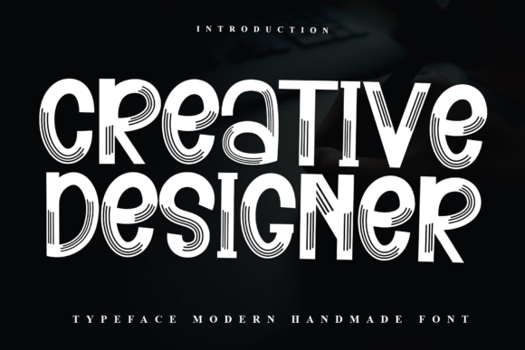 Creative Designer Font for Handmade Projects