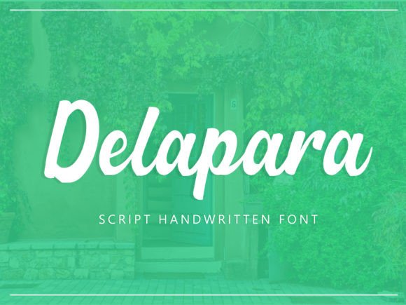 Delapara Font: Elegant Script for Editorial Design
