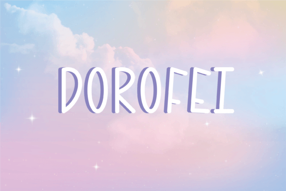 Dorofei: A Handwritten Font for Creative Projects