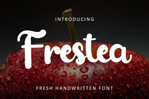 Freshtea Font: Elegant Script for Craft Projects