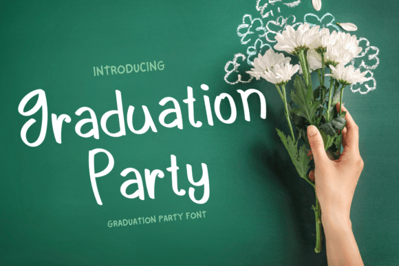 Graduation Party Font for Creative Projects