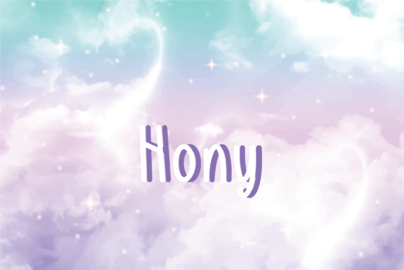 Hony: A Handwritten Font for Creative Makers