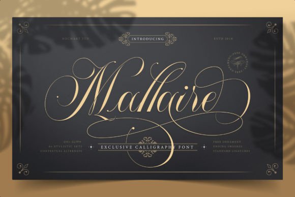 Mallaire: A Script Font for Modern Marketing