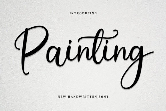 Painting: A Refined Handwritten Font