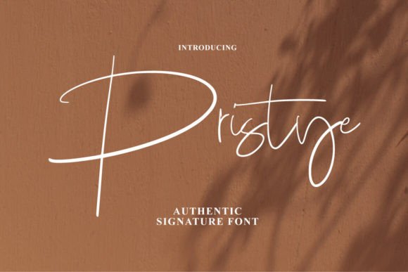 Pristye: A Script Font for Web Design