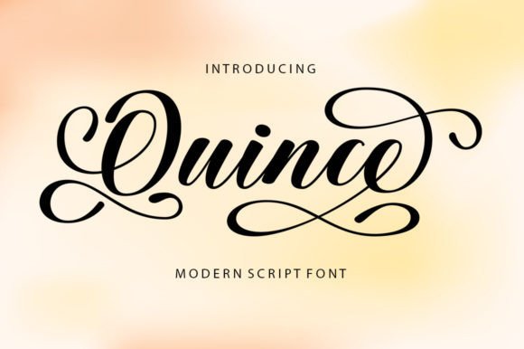 Quince: A Script Font with Personality