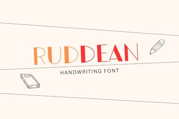 Ruddean: A Handwritten Font for Editorial Design