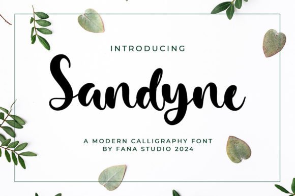 Sandyne: A Font for Elegant Branding