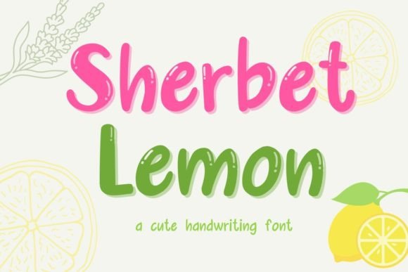 Sherbet Lemon Font for Business