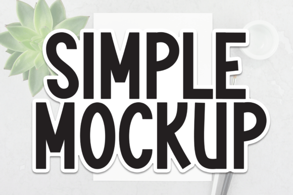Simple Mockup: A Friendly Font for Clear Campaigns