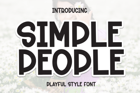 Simple People Font: Handwritten Elegance for Crafters
