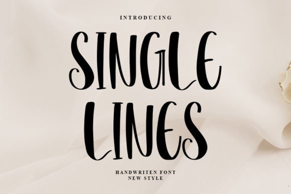 Single Lines: A Timeless Font for Editorial Design