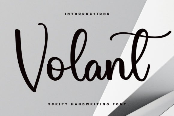 Volant: A Handwritten Font for Creative Projects
